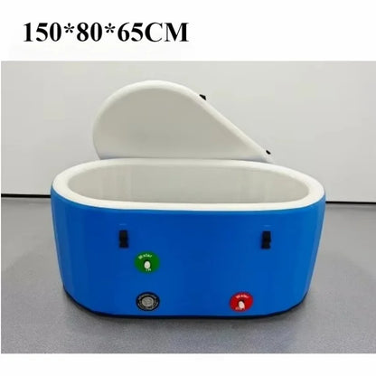 132 Gal Portable Inflatable Ice Bathtub 150*80*75cm for Athletes Ice Baths Outdoor Cold Water Therapy Recovery Pod ,Include Pump